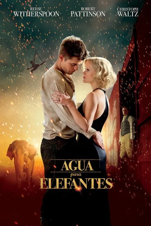 Póster de Agua para Elefantes (2011)
