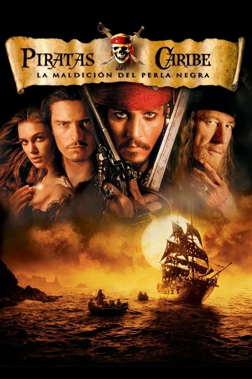 Póster de Piratas del Caribe: La Maldición de la Perla Negra (2003)